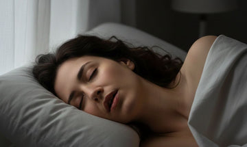 woman sleeping with mouth open