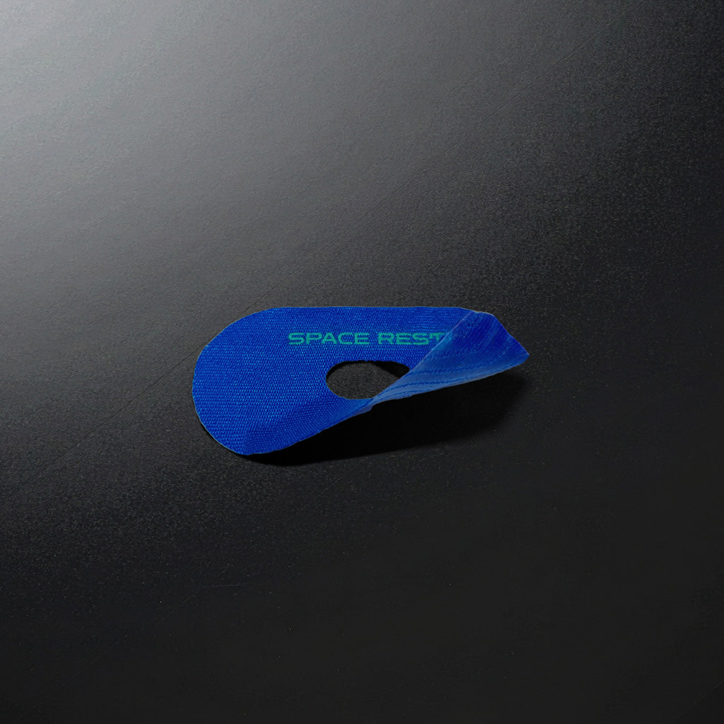 space rest sleep tape curled